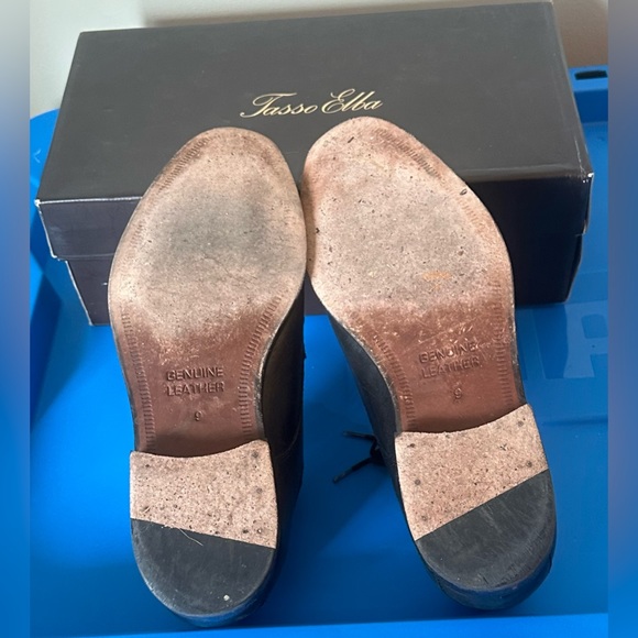 Tasso Elba Men's Brown Antonio Cap Toe Derbys N5314 Size 9M - Picture 6 of 6